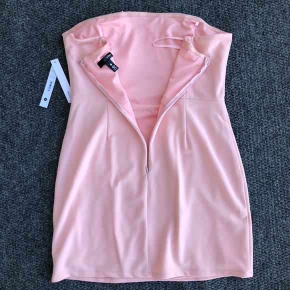 AQUA bow strapless mini dress size XL - Picture 11 of 14